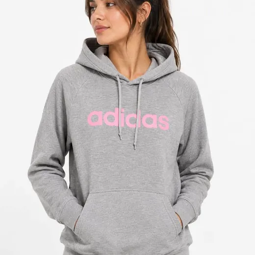 Buso Adidas gris logo rosa de la categoría Busos en Busos Medellín