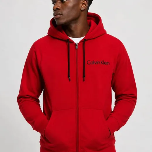 Buso Calvin Klein rojo cremallera de la categoría Busos en Busos Medellín