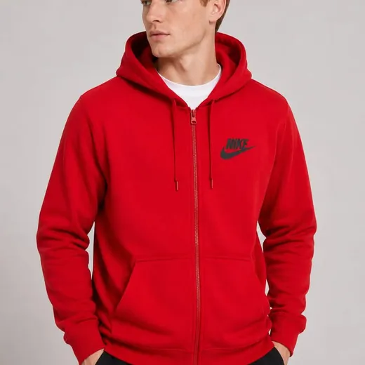 Buso Nike rojo cremallera de la categoría Busos en Busos Medellín