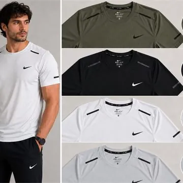 Camiseta Nike Dri-Fit deportiva en Busos Medellin, varios colores, envio en el Valle de Aburra