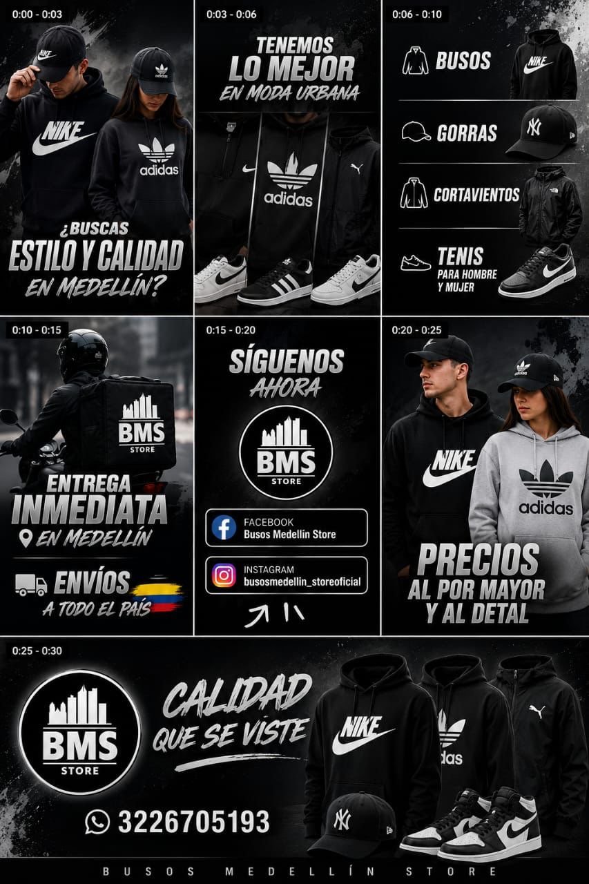 Promocion BMS Store moda urbana
